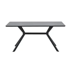 WOOOD Eettafels|Bruno Rechthoekige Eettafel zwart 160cm