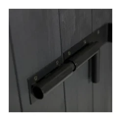 WOOOD Wandkasten|Industriele Kasten|Bruut 2-deurs Wandkast grenen zwart 100cm