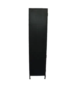 Cavetown Wandkasten|Vitrinekasten|Buffetkast industrieel Trevor zwart 140cm