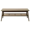 LykkeHome Salontafels|Burcei salontafel donkerbruin eikenhoutfineer 120cm