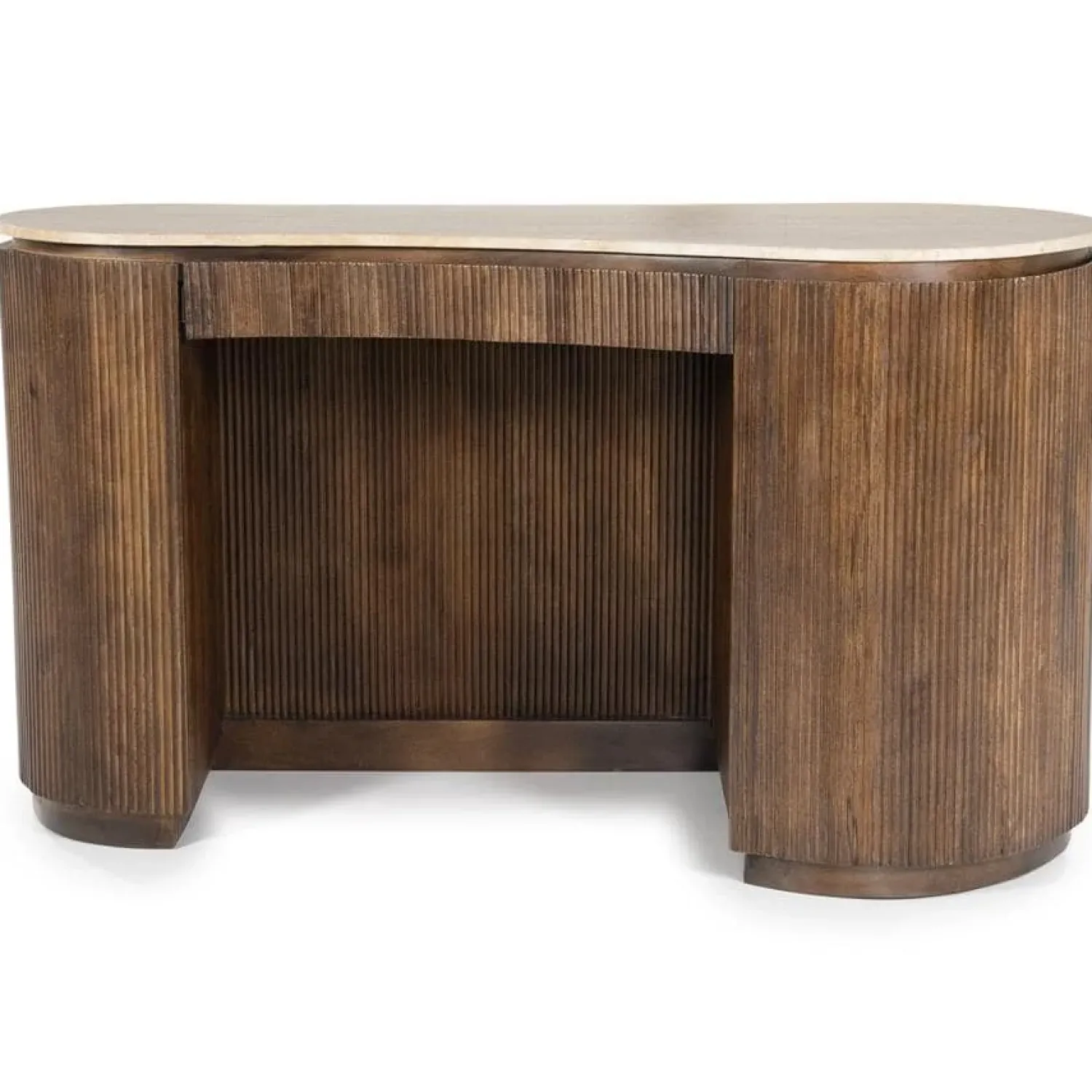 Eleonora Sidetables|Bureautafels|Bureau Mari bruin 129cm