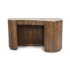 Eleonora Sidetables|Bureautafels|Bureau Mari bruin 129cm