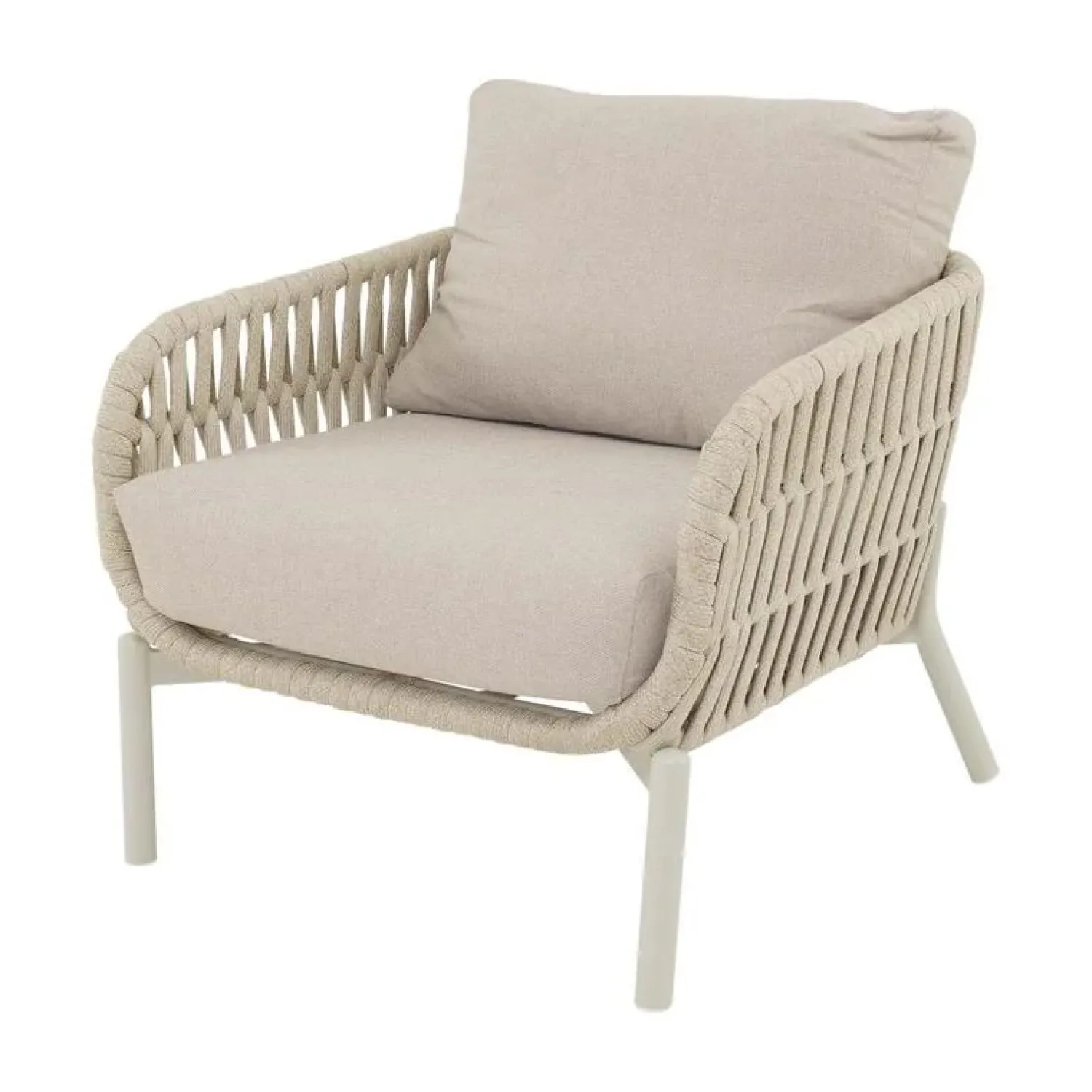 Lesli Living Tuinstoelen|Burgos Loungestoel beige