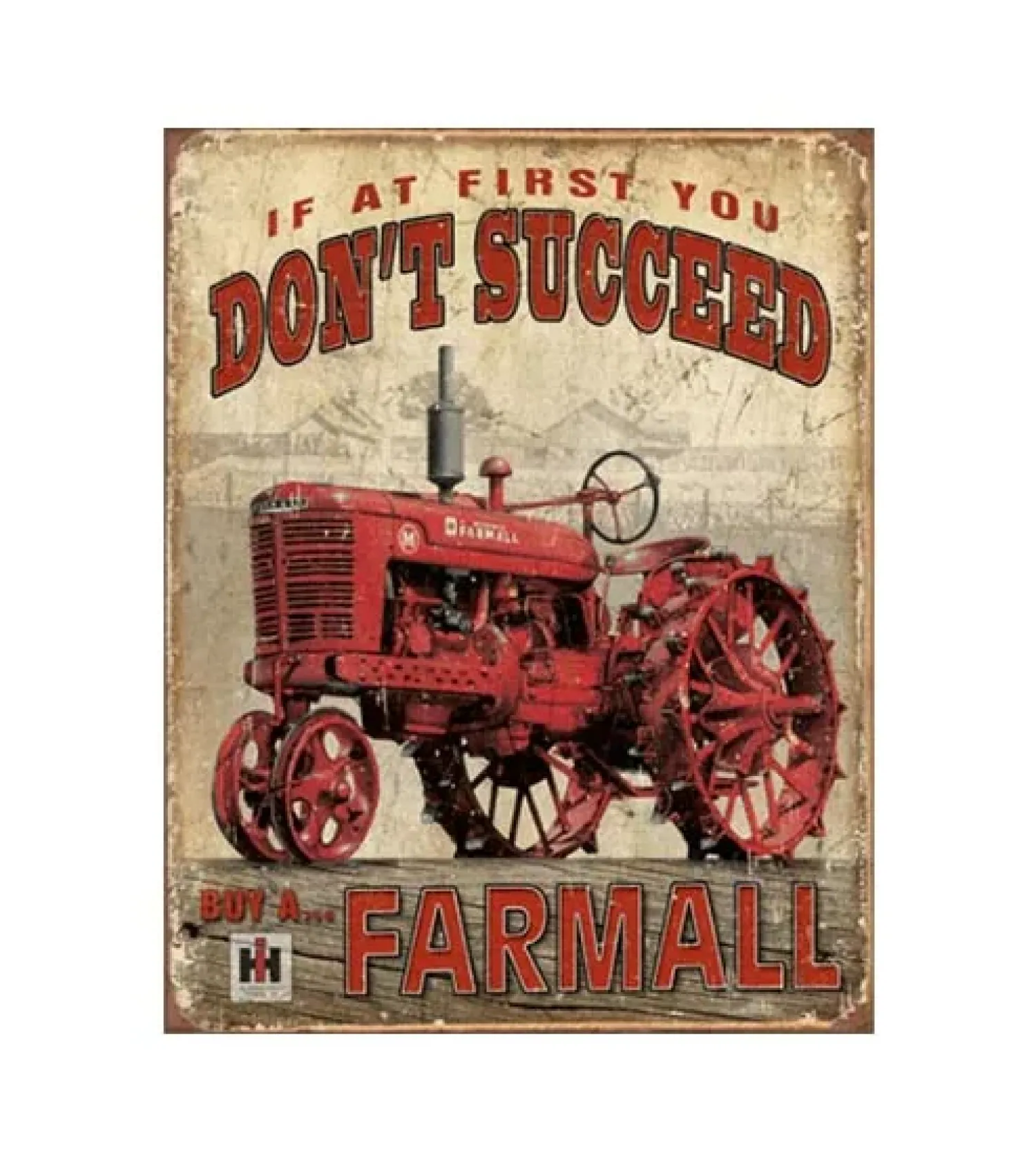 Metal Signs Metalen Borden|Buy a Farmall - metalen bord