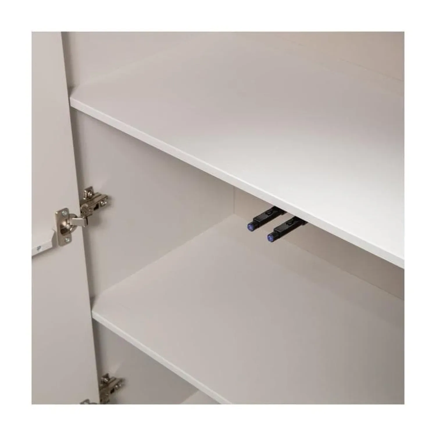 WOOOD Wandkasten|Industriele Kasten|Cadiz Opbergkast grenen grijs 85cm