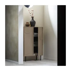 WOOOD Wandkasten|Industriele Kasten|Cadiz Opbergkast grenen taupe 85cm