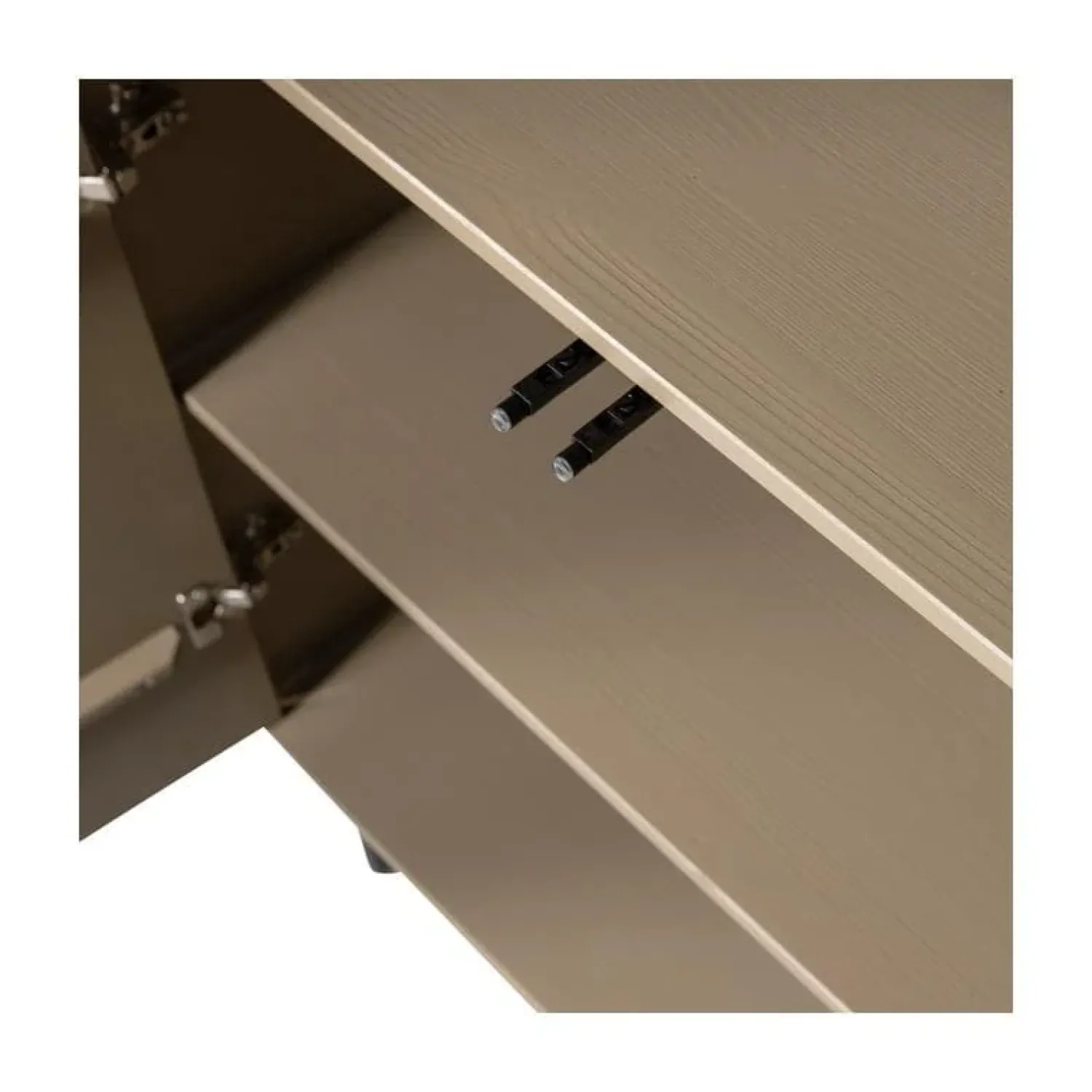 WOOOD Wandkasten|Industriele Kasten|Cadiz Opbergkast grenen taupe 85cm