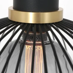 Steinmex Hanglampen|Caesar Hanglamp 1-lichts 45cm gold ring
