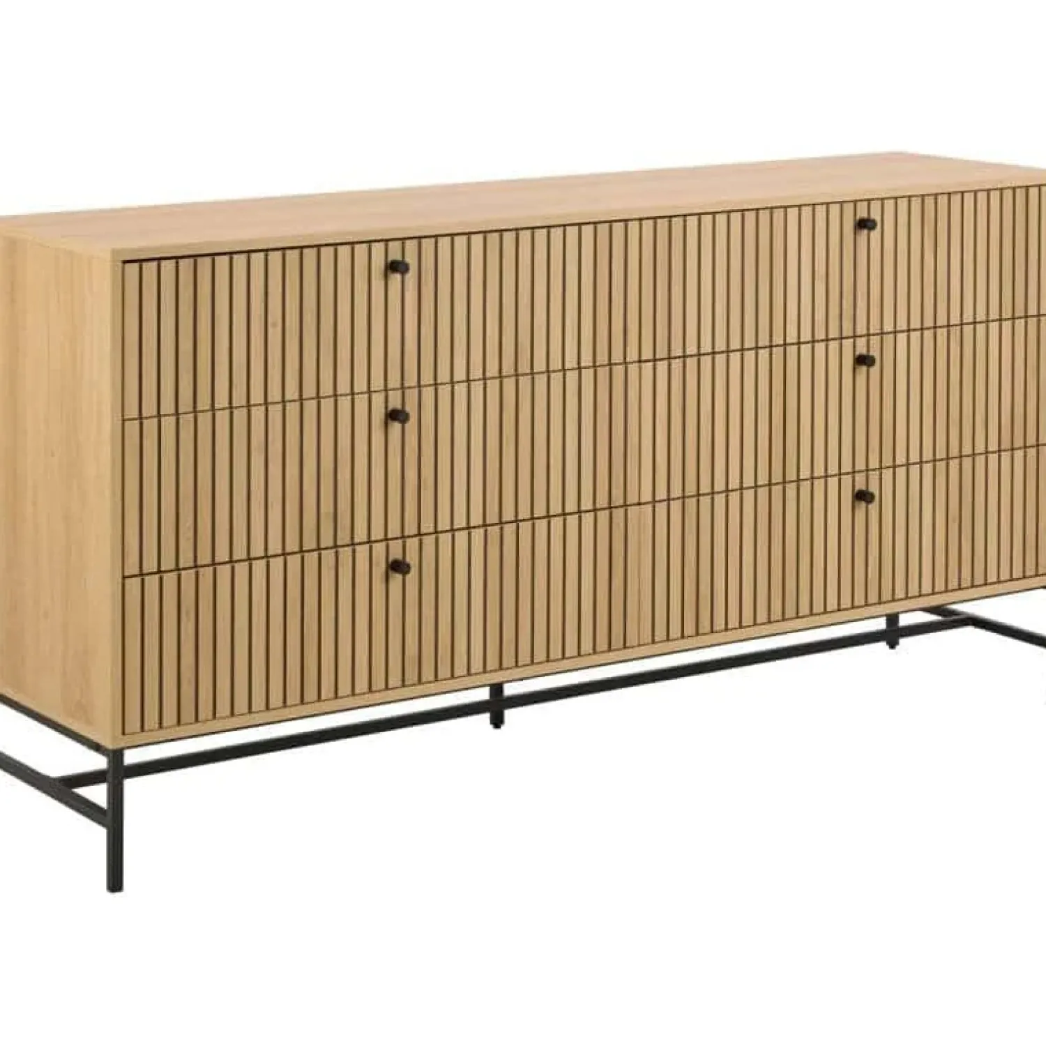 Nordhavn Ladenkasten|Industriele Kasten|Calmera Ladekast Naturel 6 lade 157cm
