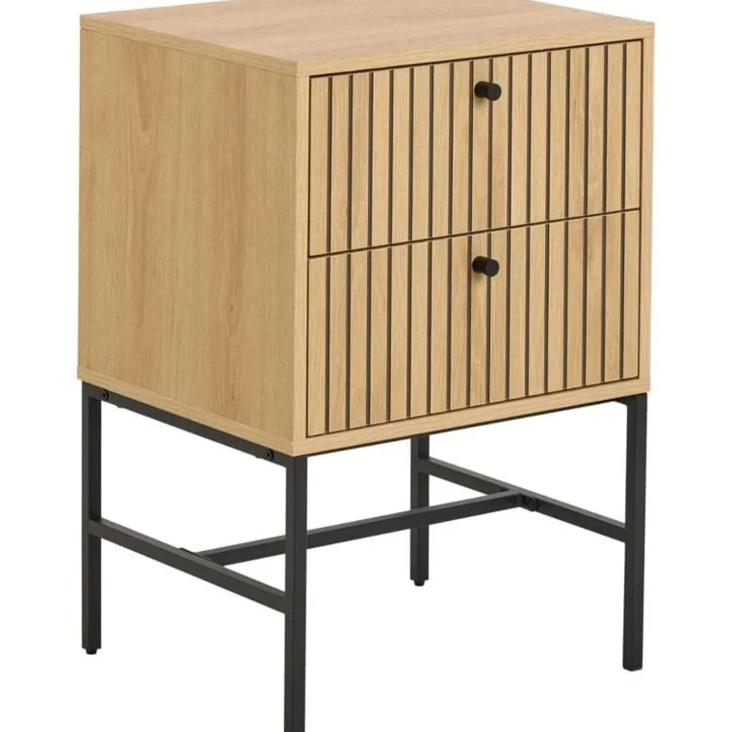Nordhavn Nachtkastjes|Industriele Kasten|Calmera Nachtkastje Naturel 45cm
