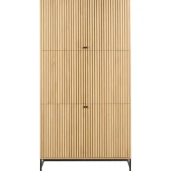 Nordhavn Wandkasten|Industriele Kasten|Calmera Wandkast Naturel 99cm