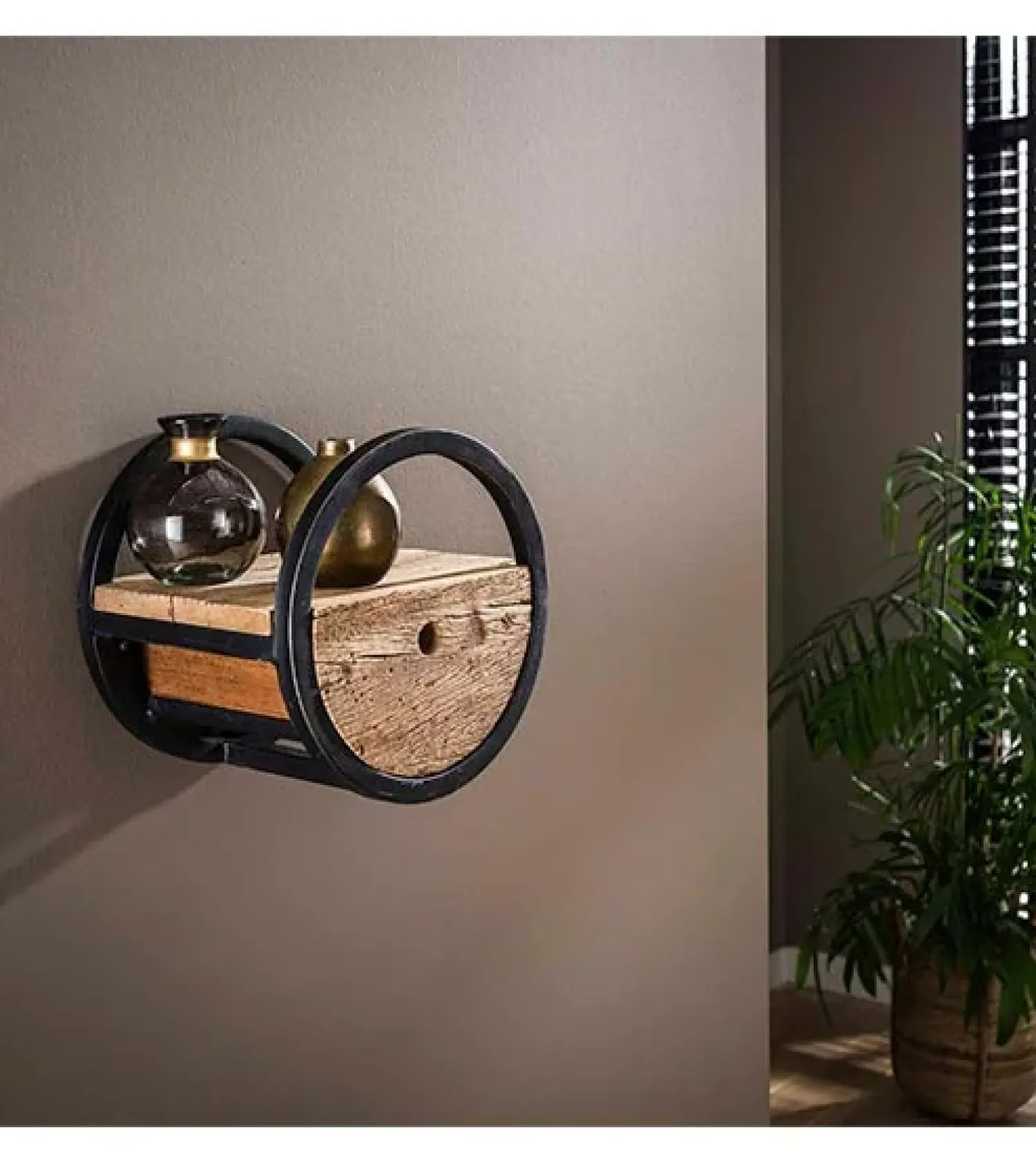 Kalfort Wandplanken|Wandrekken|Calro industrieel wandrek 30cm
