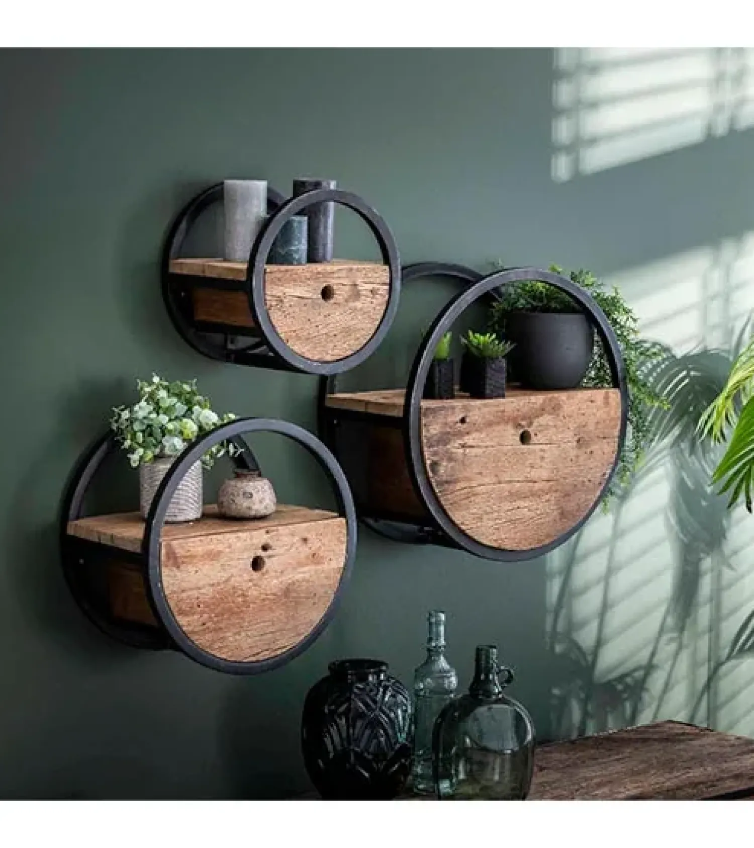 Kalfort Wandplanken|Wandrekken|Calro industrieel wandrek 30cm