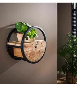 Kalfort Wandplanken|Wandrekken|Calro industrieel wandrek 40cm