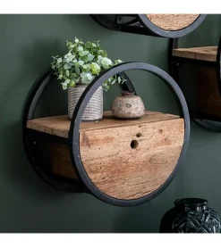 Kalfort Wandplanken|Wandrekken|Calro industrieel wandrek 40cm
