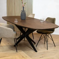 Maison Madera Eettafels|Calvenza uitschuifbare Eettafel Deens ovaal 220/277cm - Zelf samenstellen