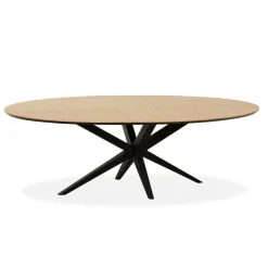 Maison Madera Eettafels|Calvenza uitschuifbare Eettafel ovaal 220/277cm - Zelf samenstellen