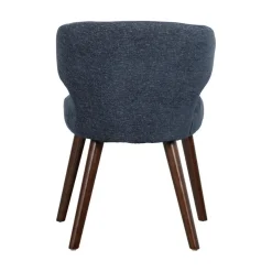 vtwonen Eetkamerstoelen|Cape Eetkamerstoel stof blauw