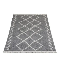 Decor 88 Vloerkleden|Casablanca vloerkleed hoogpolig rechthoek grijs