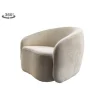 Tower living Fauteuils|Castro Fauteuil Crème draaibaar