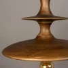 Dutchbone Hanglampen|Cath 1-lichts Hanglamp Small Walnoot
