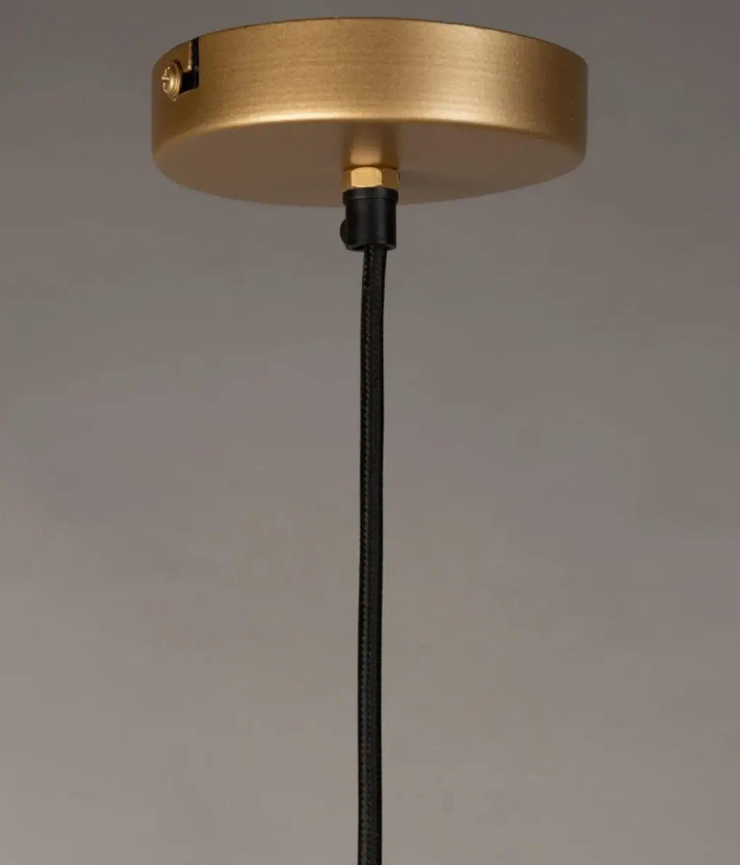 Dutchbone Hanglampen|Cath 1-lichts Hanglamp Small Walnoot