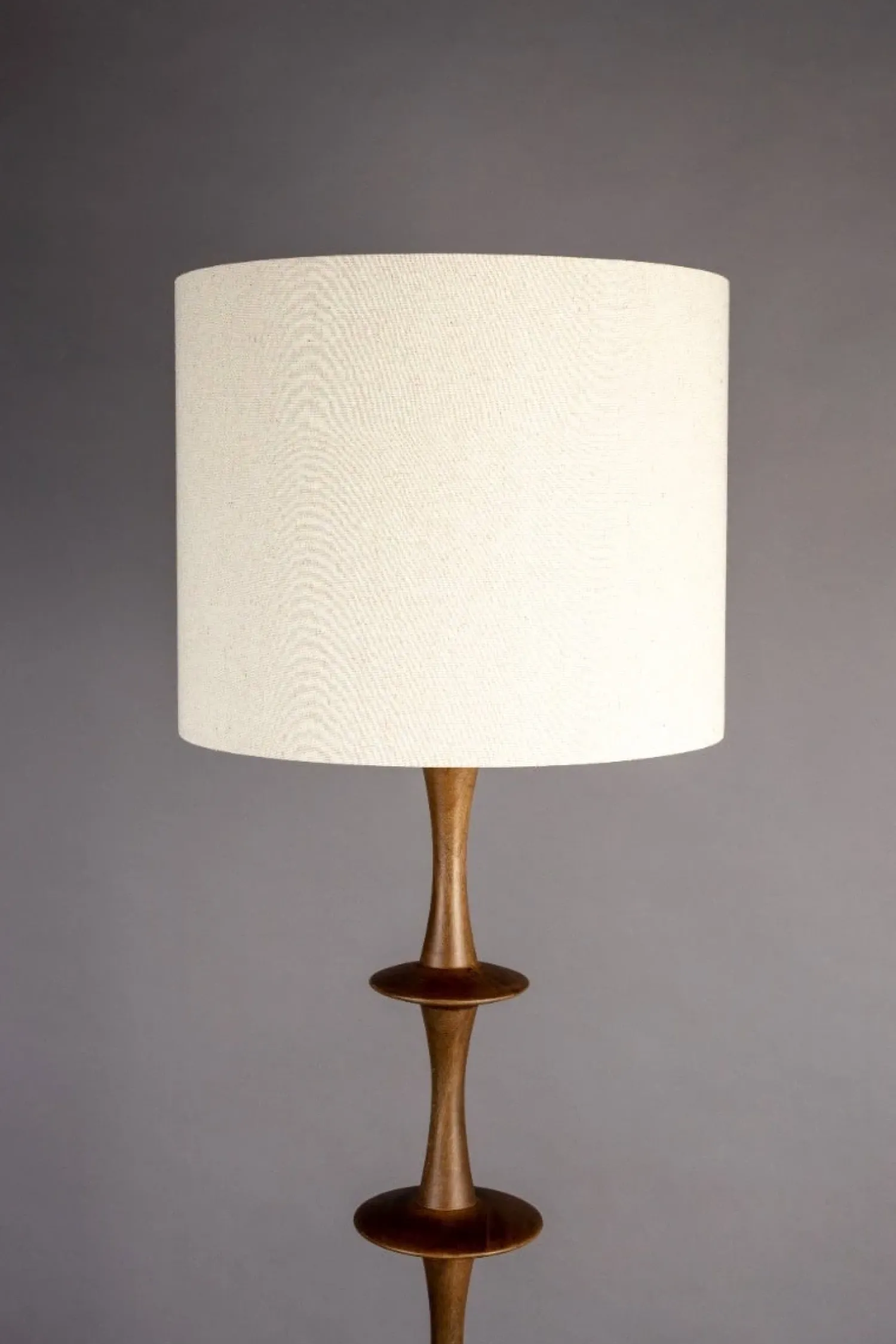 Dutchbone Vloerlampen|Cath 1-lichts Vloerlamp Walnoot