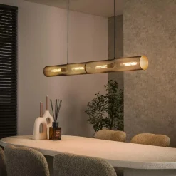Kalfort Hanglampen|Celeste Hanglamp 4-lichts cylinder Metaal