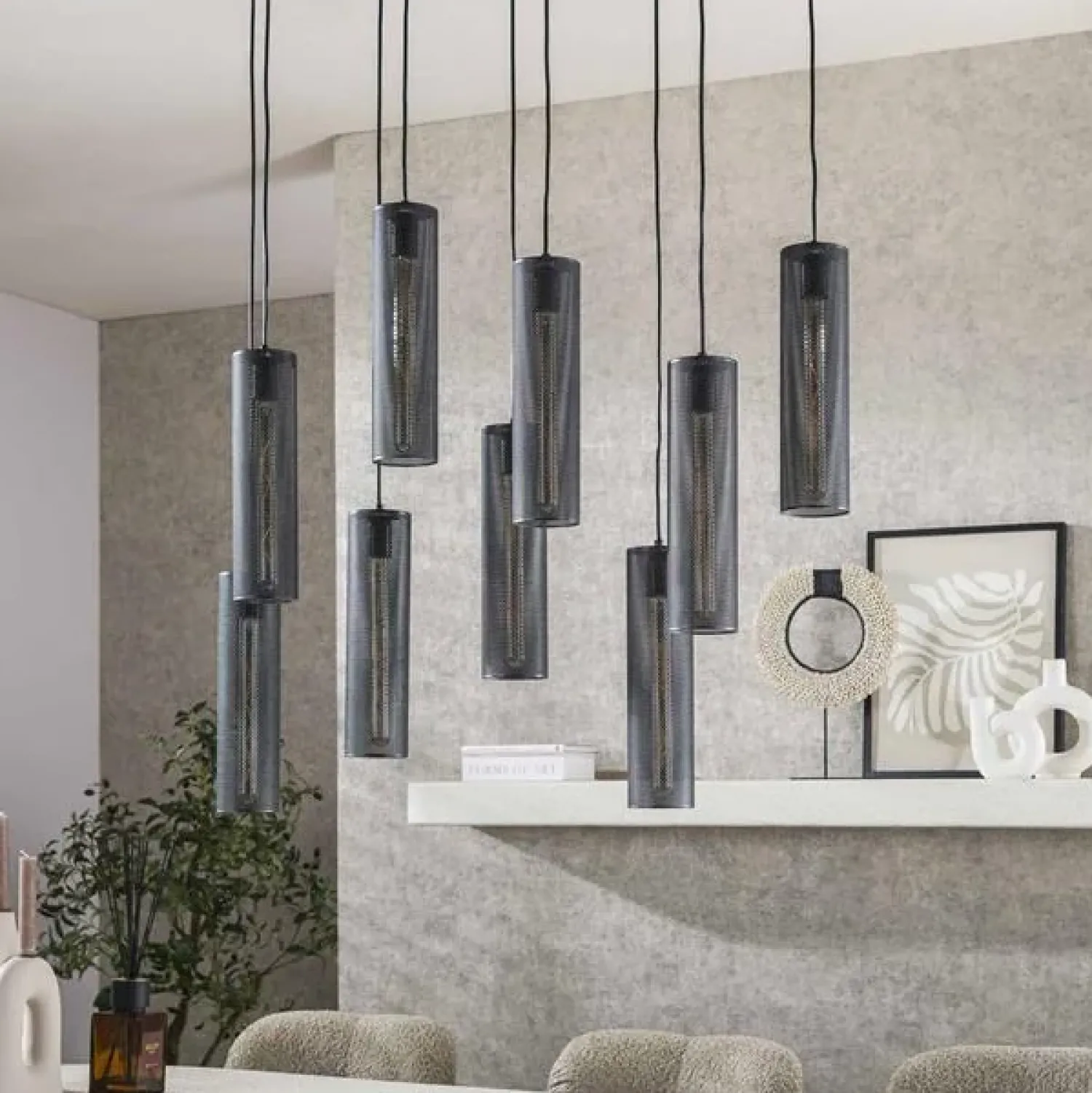 By Boo Hanglampen|Celeste Hanglamp 9-lichts Metaal