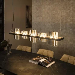 Trading Lighting Hanglampen|Glazen Hanglamp|Celia 10-lichts Hanglamp 2-kleurig glas