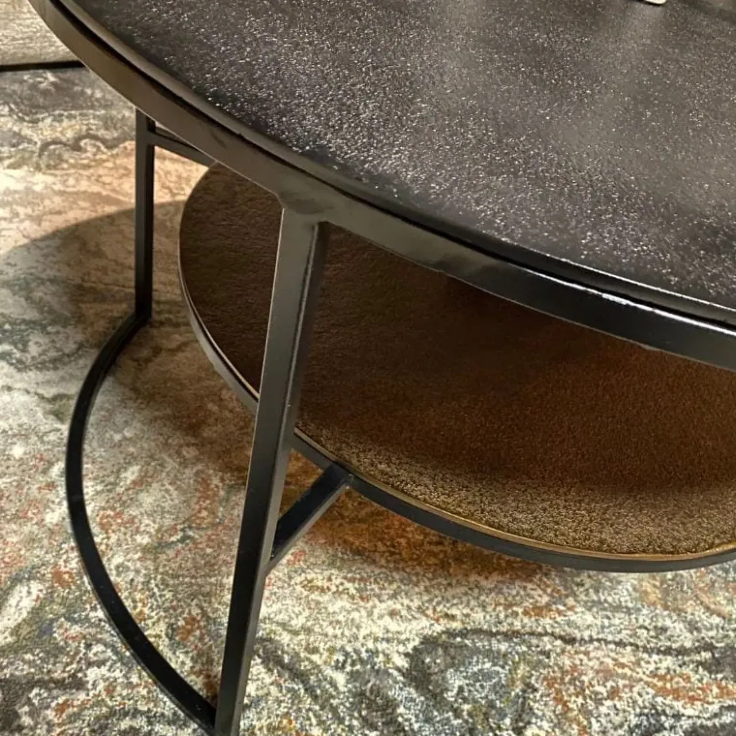 Furndea Salontafels|Celicia salontafel Zwart Goud