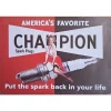 Cavetown Metalen Borden|Champion Spark Plug Girl - metalen bord