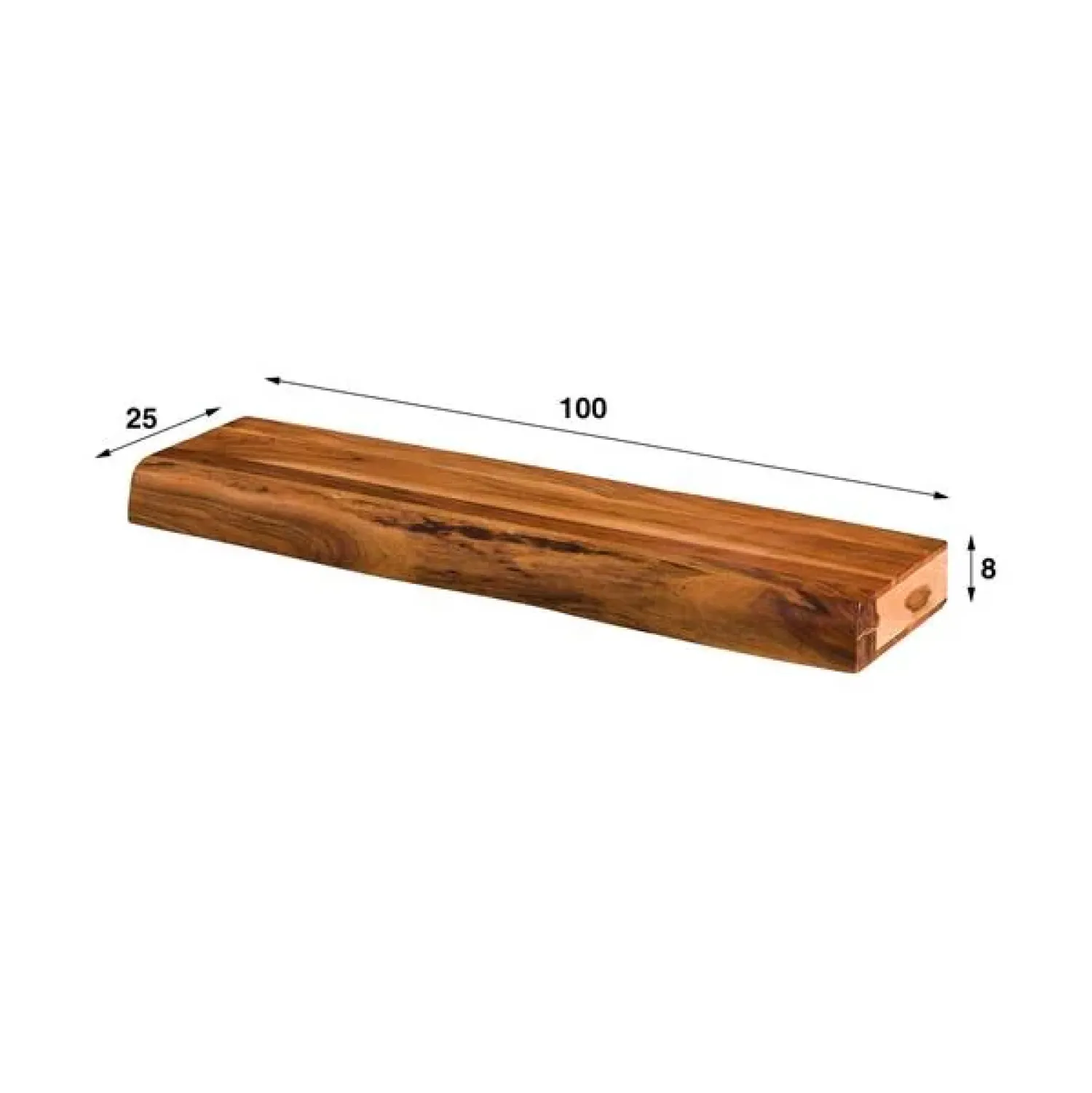 Kalfort Wandplanken|Wandplanken|Charles Wandplank Acaciahout 100cm