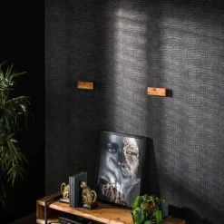 Kalfort Wandplanken|Tv Meubels|Charles Wandplank/Tv meubel Acaciahout 200cm