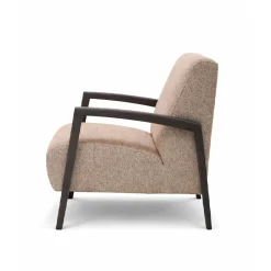 Cavetown Fauteuils|Charlie fauteuil met houten armleuning