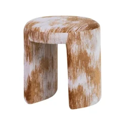 WOOOD Krukjes|Charlie Kruk rond Karamelbruin 45cm