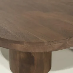 Eleonora Salontafels|Charlie Salontafel organisch Lichtbruin 130cm