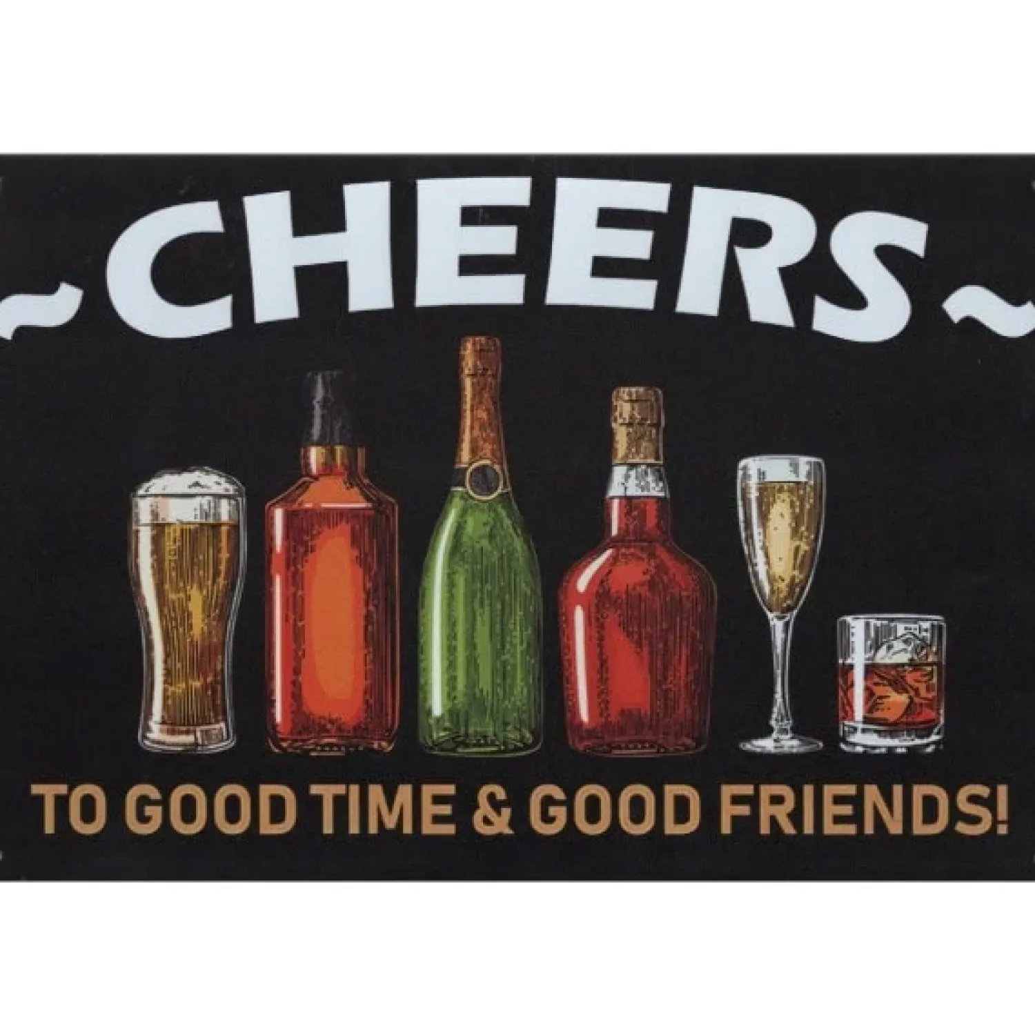 Cavetown Metalen Borden|Cheers - metalen bord