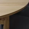 LykkeHome Salontafels|Christoffer salontafel naturel eikenhoutfineer 130cm