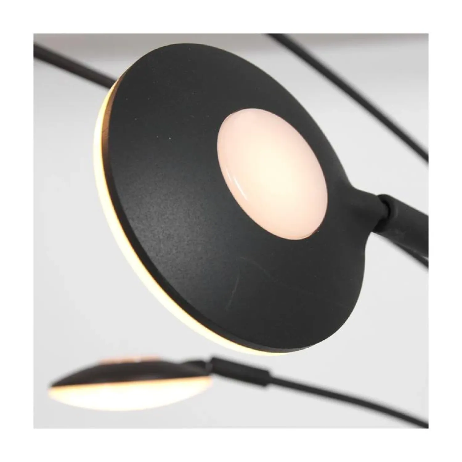 Steinmex Booglampen|Vloerlampen|Cinco 5-lichts Vloerlamp Zwart