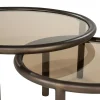 Eleonora Salontafels|Circo Salontafel Set van 2 Rond Bruin
