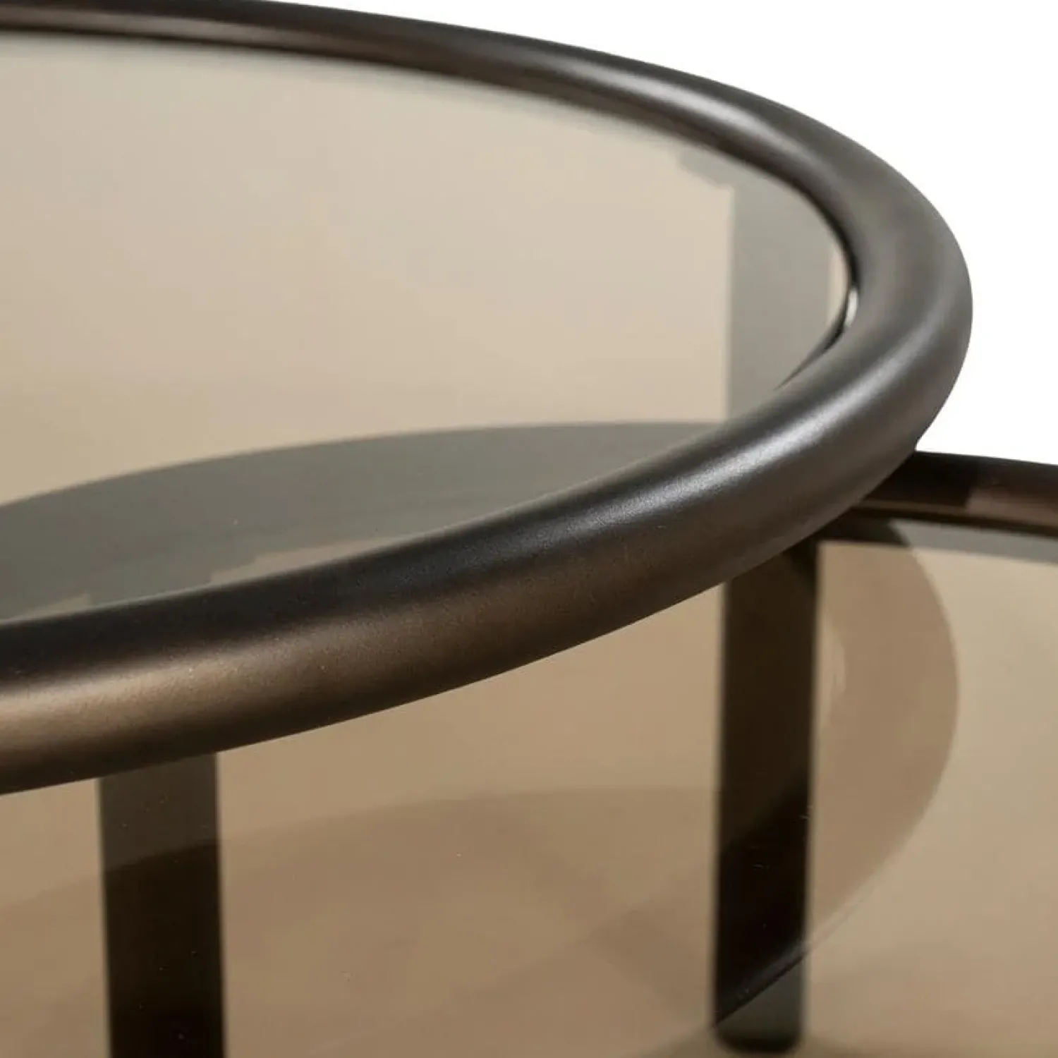 Eleonora Salontafels|Circo Salontafel Set van 2 Rond Bruin