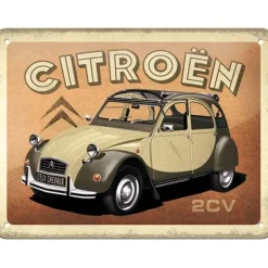 Cavetown Metalen Borden|Citroën - 2CV - metalen bord