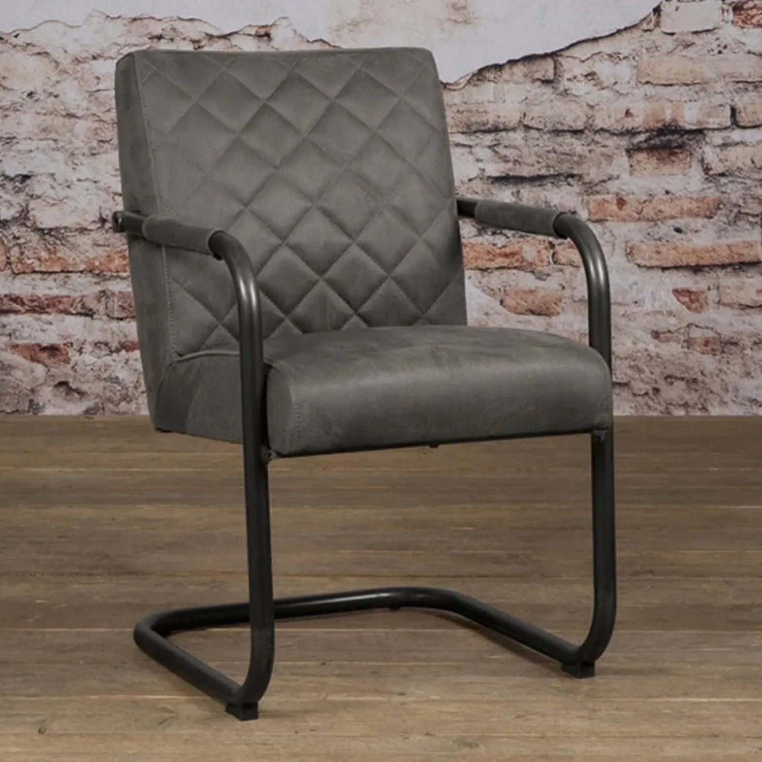 Tower living Eetkamerstoelen|Civo Eetkamerstoel Bull antraciet
