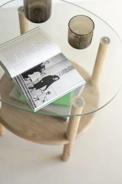 Eleonora Bijzettafels|Cleo Bijzettafel Naturel 50cm