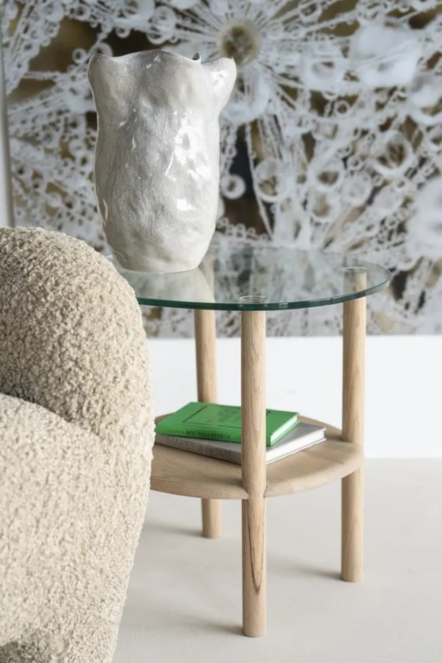 Eleonora Bijzettafels|Cleo Bijzettafel Naturel 50cm