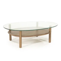 Eleonora Salontafels|Cleo Salontafel Lichtbruin 101cm