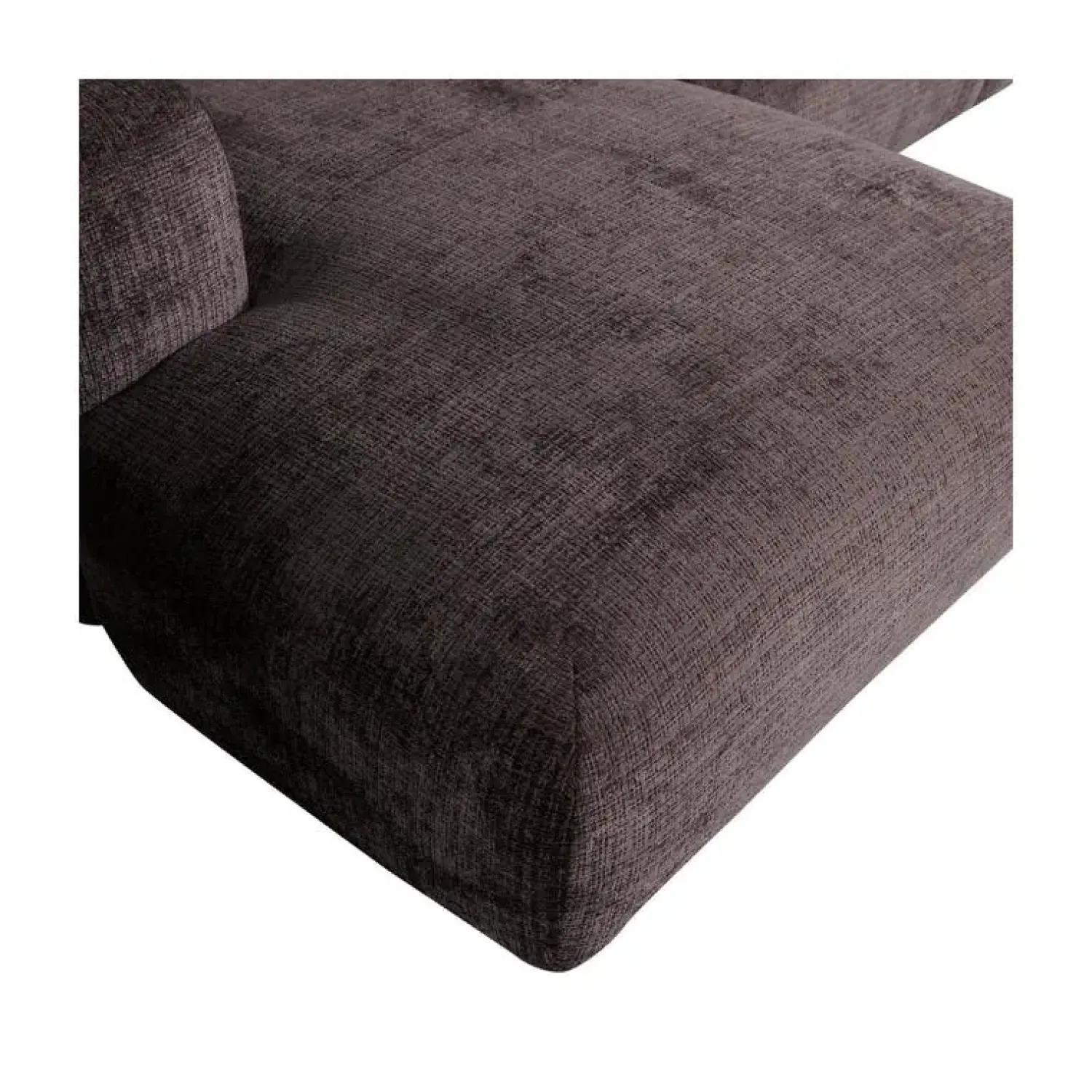 WOOOD Loungebanken|Cloud Chaise longue bank links chenille bruin