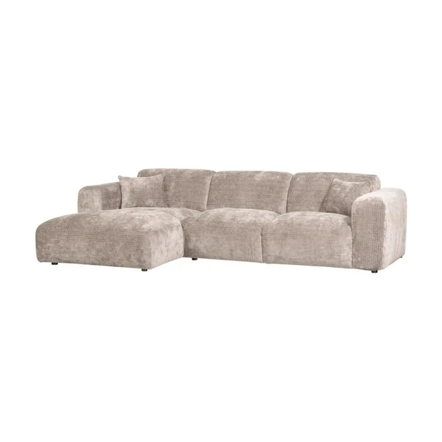 WOOOD Loungebanken|Cloud Chaise longue bank links chenille naturel