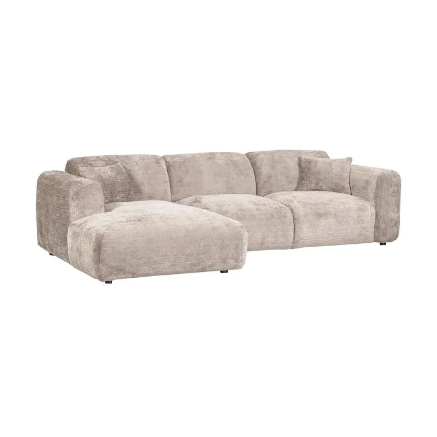 WOOOD Loungebanken|Cloud Chaise longue bank links chenille naturel